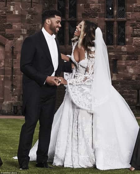Russell and Ciara at their wedding